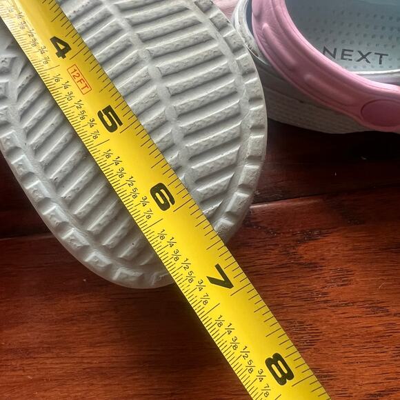 Next Brand 8 UK Toddler‎ Plastic Clogs Mermaid Summer Beach Novelty READ - Picture 4 of 6